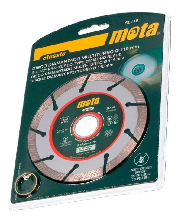 Disco Diamantado Multiturbo 115mm Mota