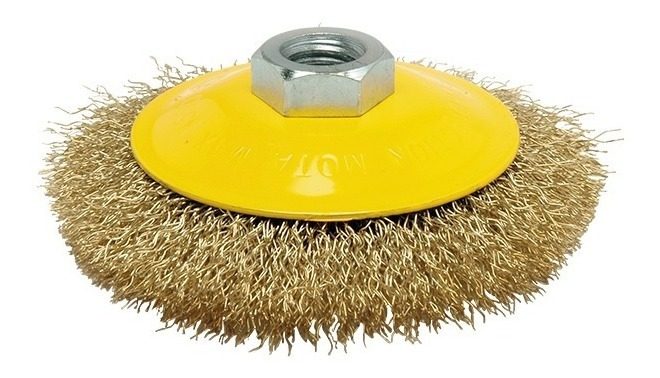 Cepillo Conico Acero Ondulado 115mm Mota