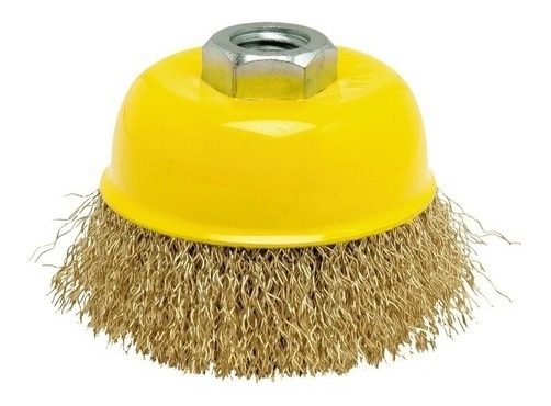 Cepillo Copa Acero Ondulado 125 Mm Mota