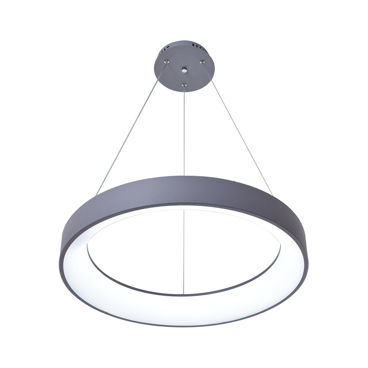 LUMINARIA COLG.BAGEL GRIS.60CM